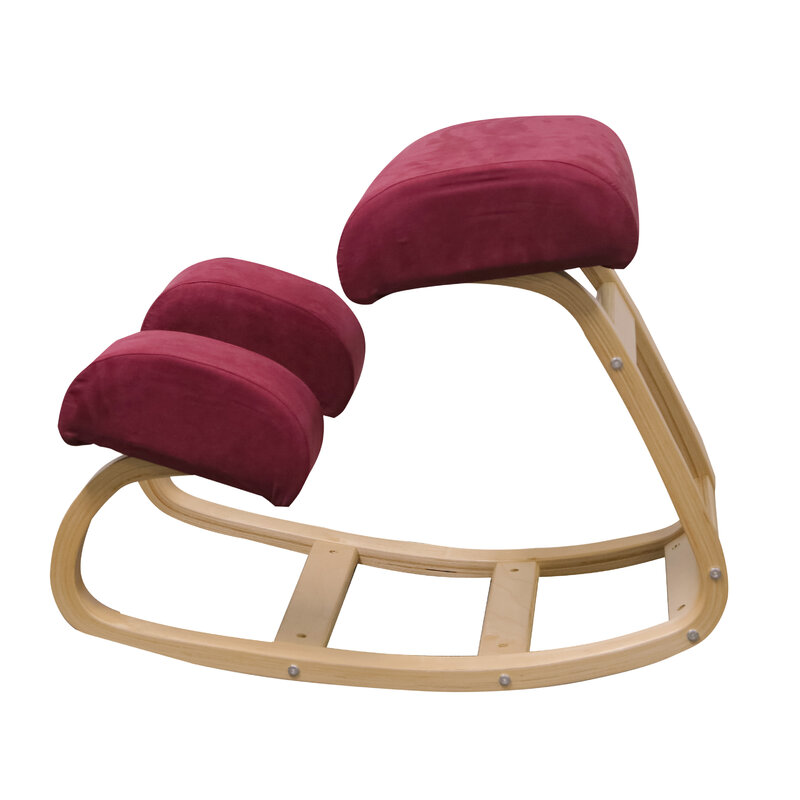 Эргономичный дизайнерский стул на коленях. Отлично сформирует и снимает давление в домашнем офисе, подходит для чтения