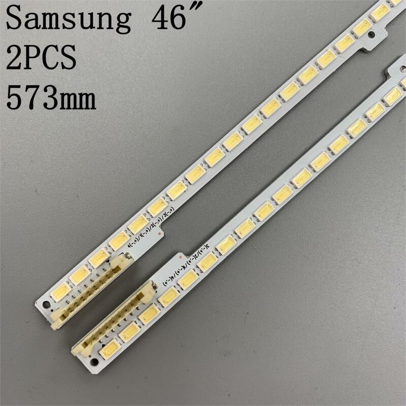 573mm LED Backlight Lamp strip For Samsung 46"TV 2011SVS46_6.5K  5K6K H1B-1CH BN64-01644A LTJ460HN01-H JVG4-460SMA-R1 UE46D5000
