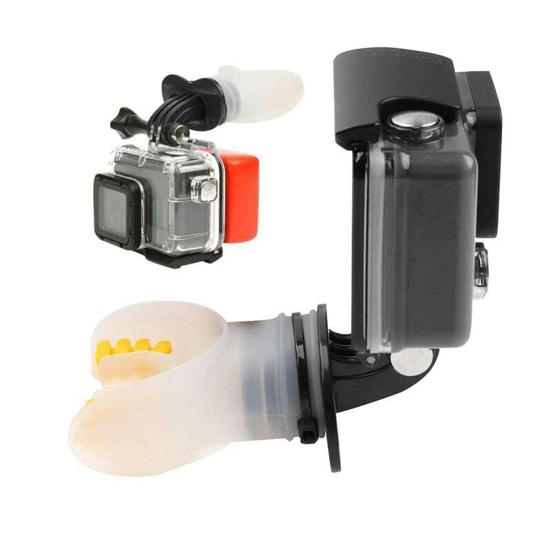 Supporto per bocca da Surf per Action Camera per GoPro Hero 9 8 7 6 5 4 Yi 4K Sjcam Sj4000 Eken H9r Go Pro accessorio per pattinaggio da Surf