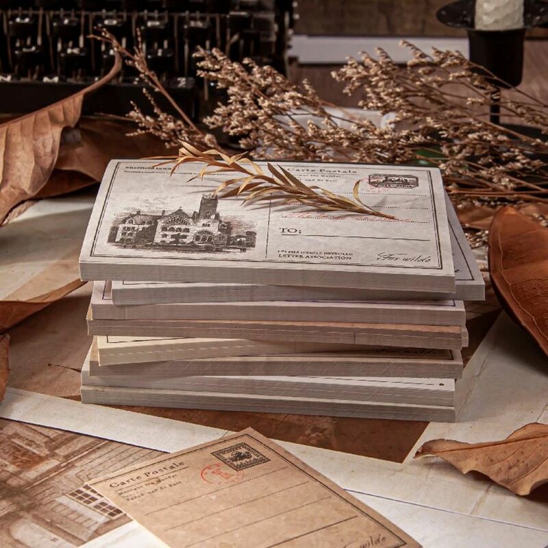 50 Lembar Alas Memo Tiket Antik Buku Tempel Kreatif Menghias Album Buku Harian Jurnal Buku Pegangan Catatan Tempel Perlengkapan Alat Tulis