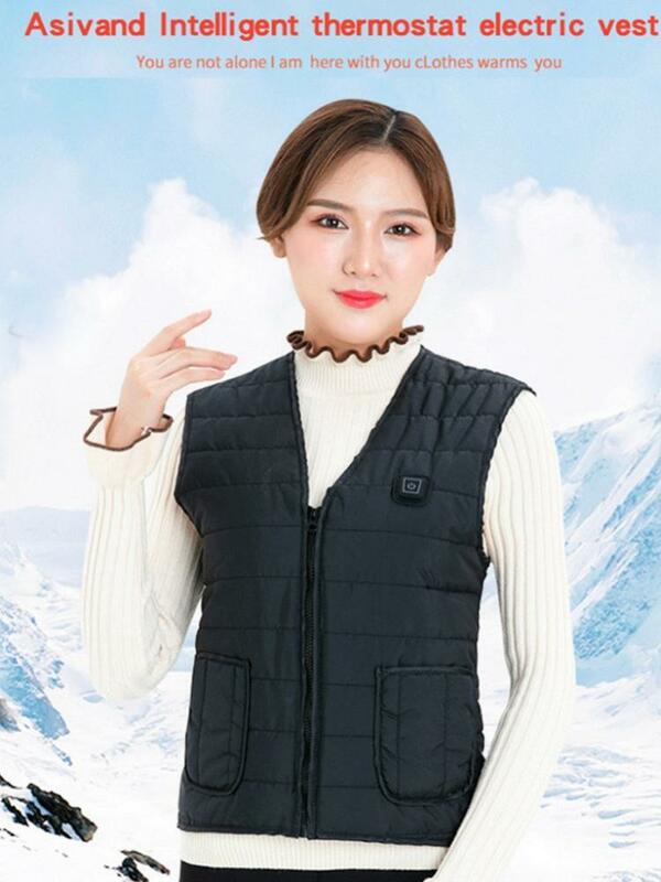 Inverno quente-venda de esqui ao ar livre colete de aquecimento elétrico jaqueta colete de aquecimento roupas quentes
