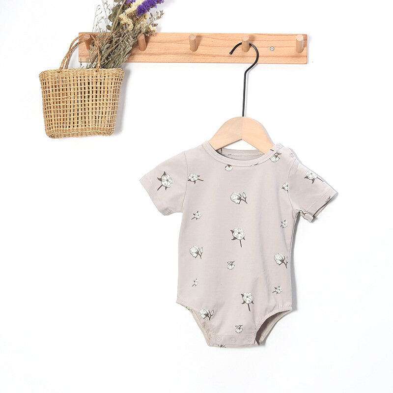 Yg bebê recém-nascido menina menino bodysuits marca um-pieces macacão manga longa outfits primavera outono roupas de bebê