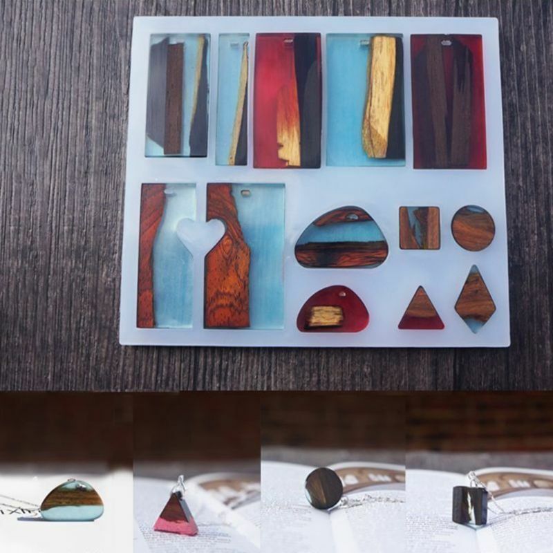 Bransoletka silikonowa przezroczysta żywica epoksydowa formy wiszące ozdoby wisiorek forma odlewnicza Handmade DIY rzemiosło narzędzia do tworzenia biżuterii zestaw