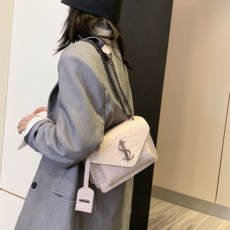 디자이너 클래식 격자 무늬 어깨 크로스 바디 핸드백 여성용, 유명 브랜드 명품 핸드백 메신저 가방