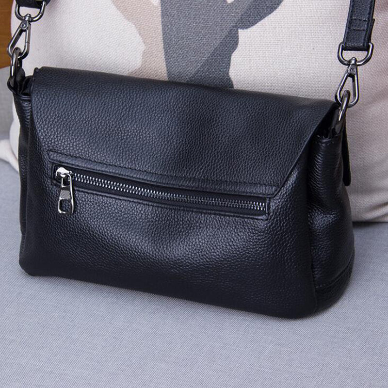 Bolsa de ombro feminina de couro, bolsa casual de mão feita de couro de alta qualidade para mulheres, cor sólida, nova moda 2021