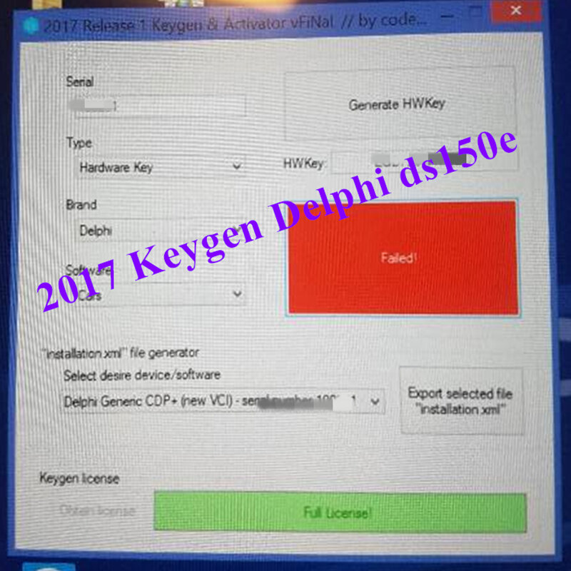 Autocom-generador de claves Delphi ds150e, activador original 2017.R1 2017 R3, 2017, Keygen ds 150e para coche y camión, 2017,01