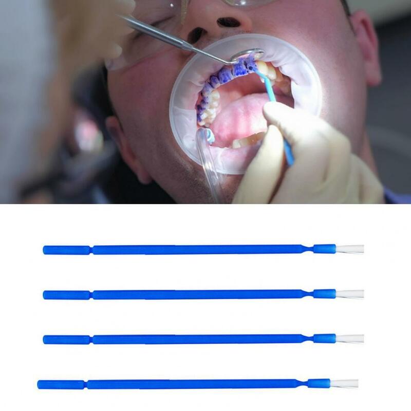 100ชิ้น/กล่อง Micro Applicators Bendable Multi-Purpose PP แบบใช้แล้วทิ้งแปรงสำหรับ Oral Care ยาสีฟันสูตรเกลือผสมฟลูออไรด์ผสาน...