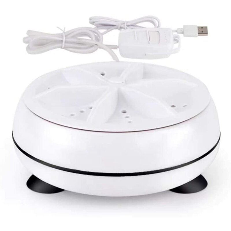 Mini lavatrice lavastoviglie ad ultrasuoni portatile con alimentazione USB per lavanderia personale campeggio camper viaggio