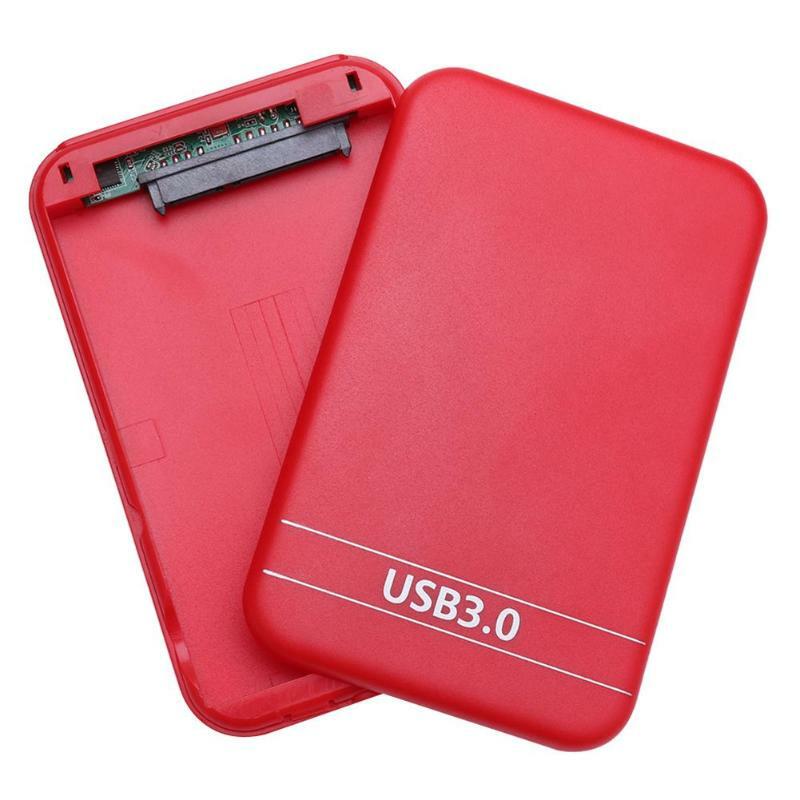 Portable HDD Cas 2.5 pouces SATA 2 USB 3.0 Boîtier 6Gbps SSD Externe Disque Dur Boîte pour Windows 98/SE/ME/2000/XP/Vista