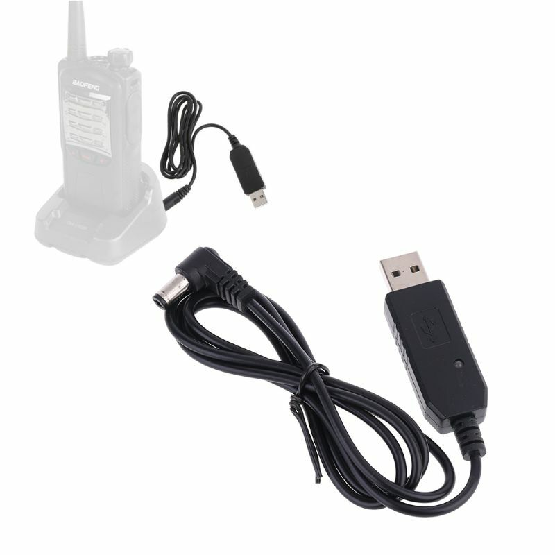 USB Charging Cable For BaoFeng UV-5R UV-82 BF-F8HP UV-82HP UV-5X3 Charger Base