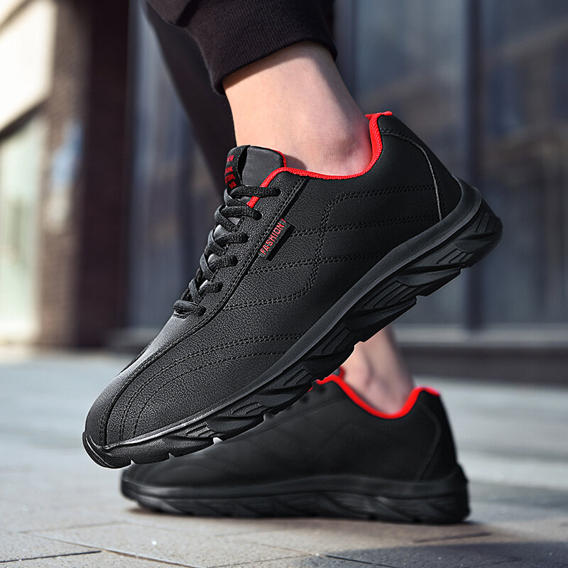 Running Shoes Breathable Sneakers Men's Sport Shoes Lace-up Shoes Outdoor Training Shoes Mens Gym Shoes Athletic Shoes for Men