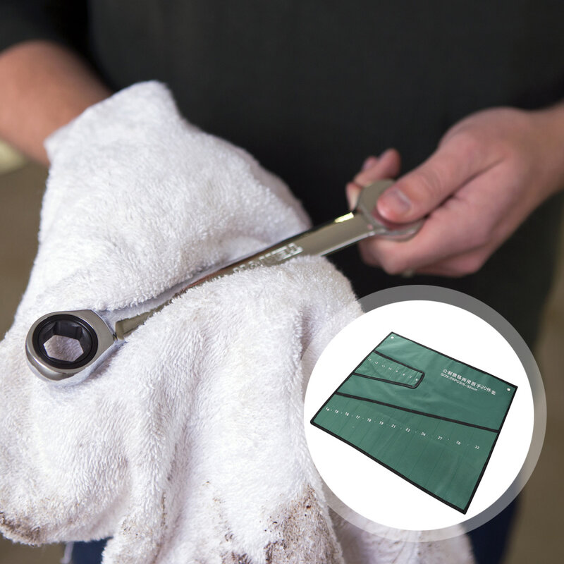 Durable Schlüssel Tasche Leinwand Rolle Werkzeuge Lagerung Tasche Hand Werkzeuge Organizer Pouch
