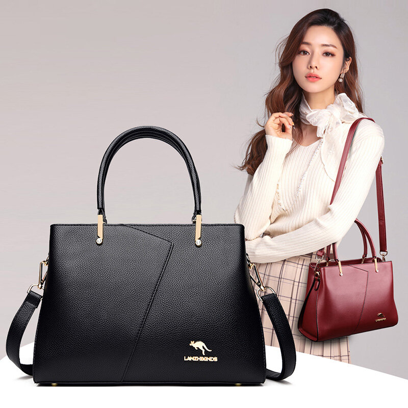 Винтажные кожаные роскошные дамские сумочки OLSITTI, дизайнерские дамские сумочки для женщин, 2021 сумка, женская сумка