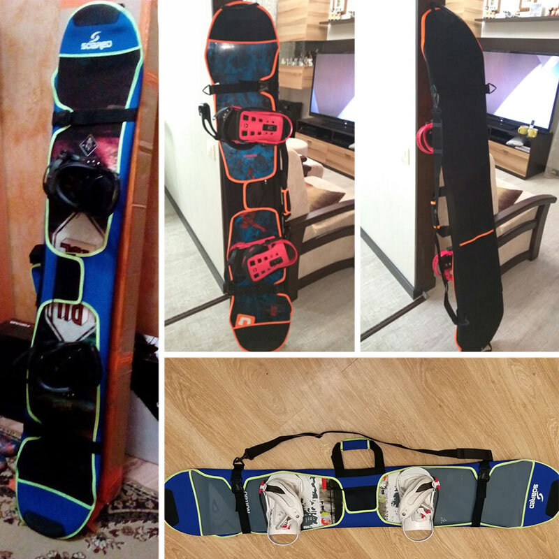 150cm Ski Tasche Snowboard Tasche Neopren Material Skifahren Bord Abdeckung Snowboard Scratch-Beständig Monoboard Platte Schutzhülle