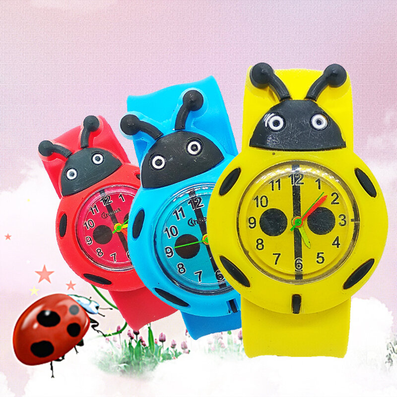 3D Bee Ladybug Kids Watch bambini sport orologio da polso al quarzo neonate ragazzi regalo orologi per bambini orologio elettronico digitale per studenti