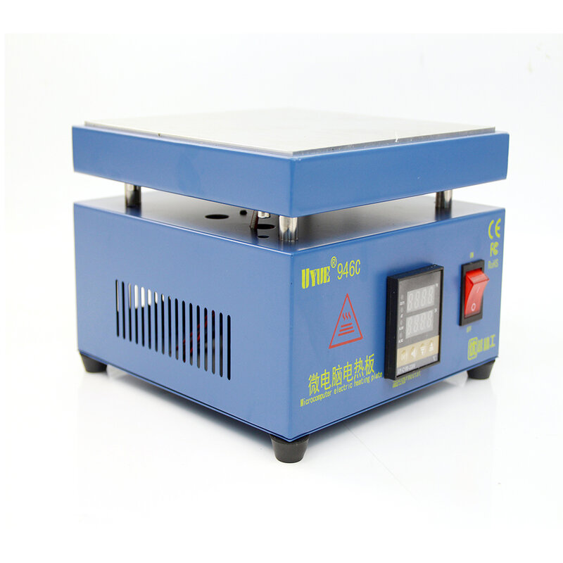 Ukraine stock UYUE 946C Electronic Hot Plate LCD Digital Display Preheating Station for PCB SMD LCD touch screen separate