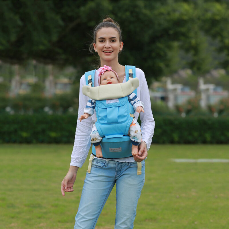 Portabebés ergonómico tipo canguro para recién nacidos, mochila para bebé de 0 a 36 meses, bolsa para asiento de cadera, portabebés para senderismo