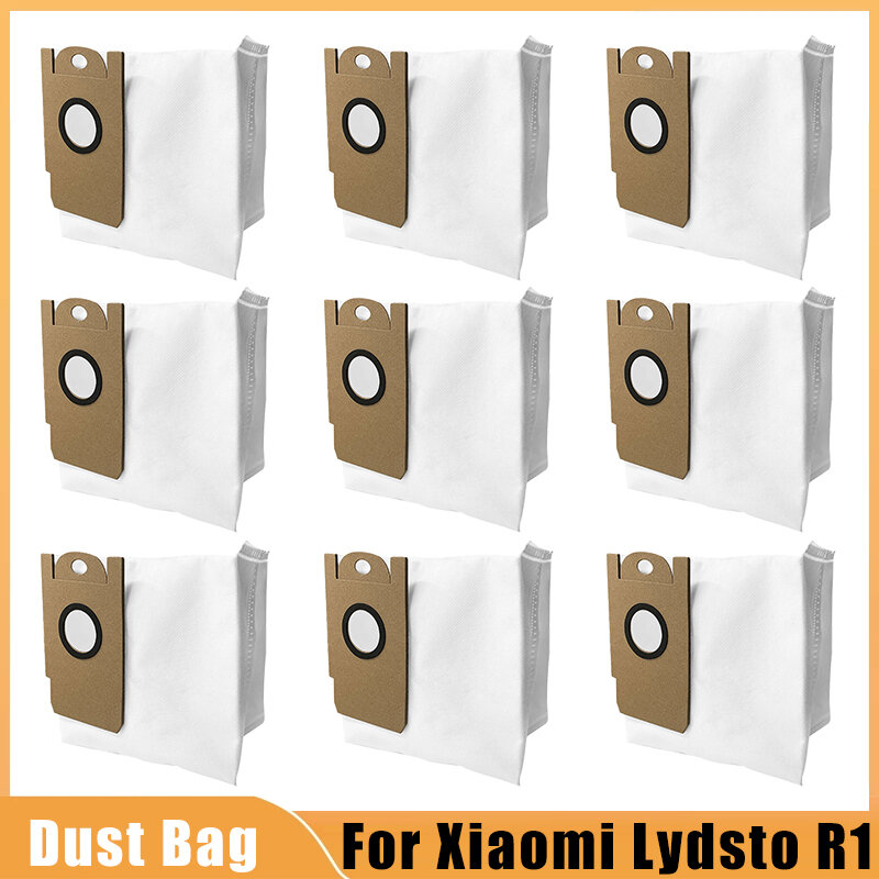 Dust Bags For Xiaomi Lydsto R1 R1A Robot Vacuum Cleaner Parts Household Sweeper Cleaning Tool Sweeping Dust Bag Replacement