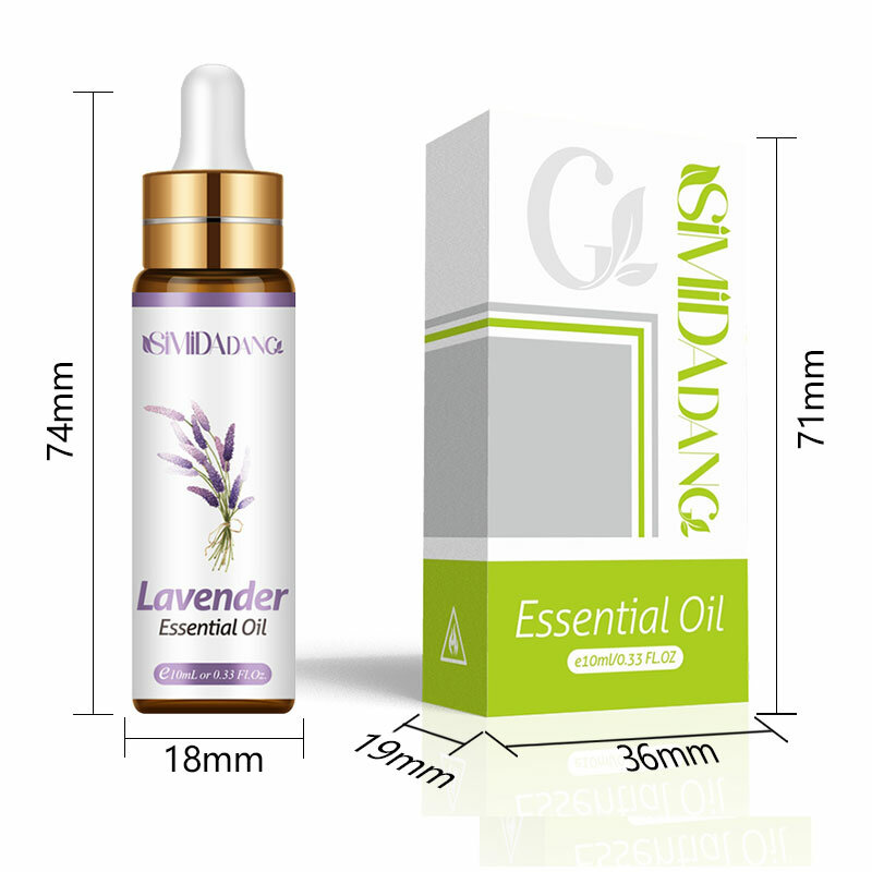 10ml Lavendel Öl Aromatherapie Öl Shampoo Pflanzen Ätherisches Öl Massage Schaben Entlasten Muskelkater Erweichen Haut Haut Öle