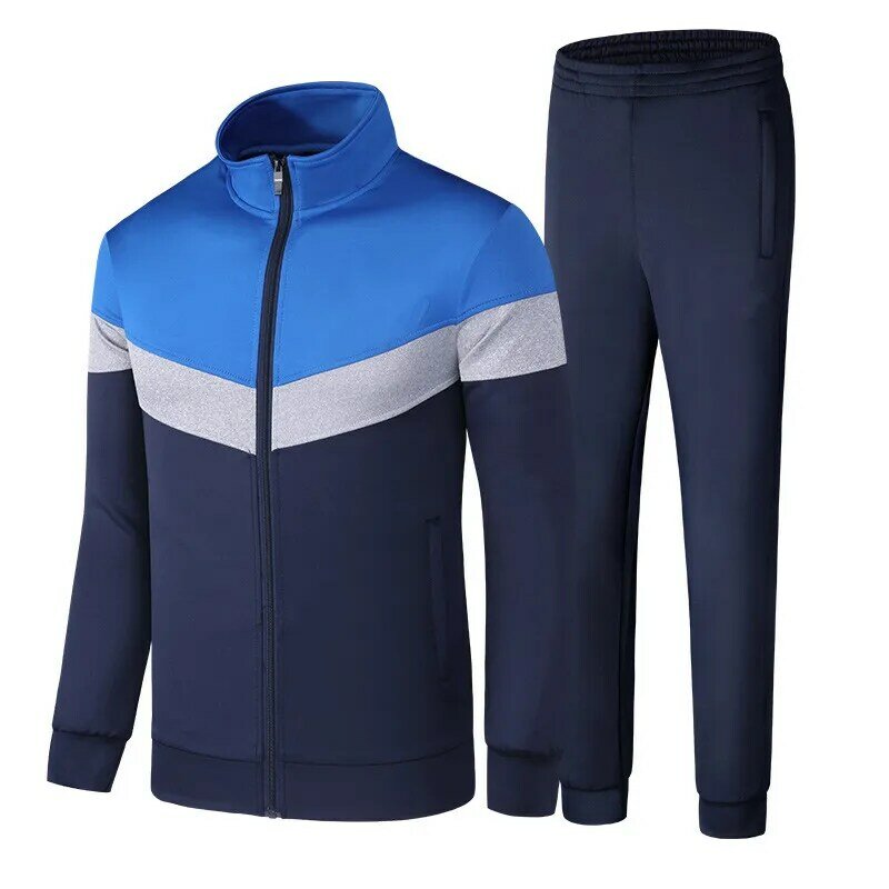 الرجال رياضية مجموعات ربيع الخريف الذكور ملابس رياضية غير رسمية 2 قطعة البلوز + sweat606 مجموعة الرجال ماركة الملابس الآسيوية حجم M-5XL