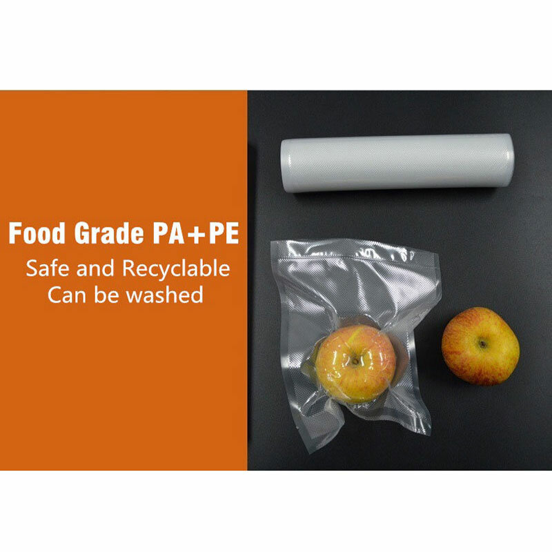 Vacuum Food Sealer Bags Roll Storage For Kitchen Packaging Sealing Machine Fresh Keeping 12 15 20 25 28 30 35*500cm BPA Free