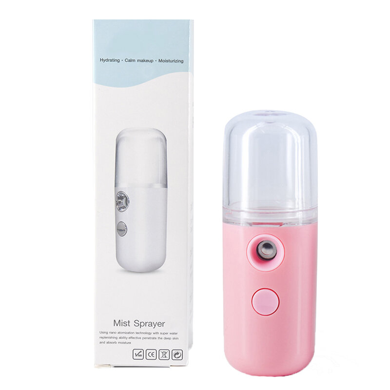 Mini rozpylacz Nano mgiełki Cooler sauna do twarzy nawilżacz USB akumulator nawilżający do twarzy nebulizator uroda narzędzia do pielęgnacji skóry