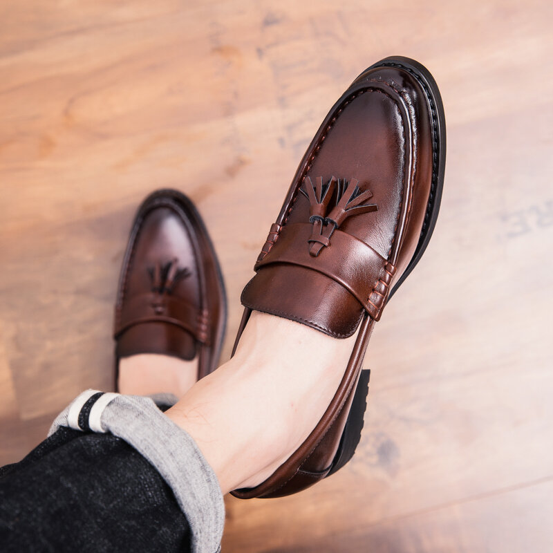 Sapatos masculinos formais de couro, feitos à mão, estilo brogue, paty, sapatos de casamento, para homens, sapatos baixos de couro, calçados formais, 2020