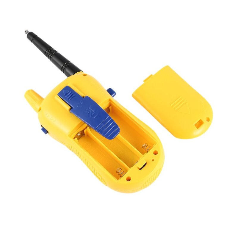 2 pces mini walkie talkie crianças rádio handheld brinquedos para crianças presente portátil eletrônico two-way rádio comunicador