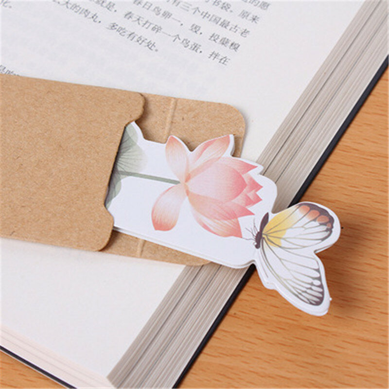 10 pçs cute butterfly bookmarks requintado papel presente bookmarks dos desenhos animados animal bookmarks decoração de mesa