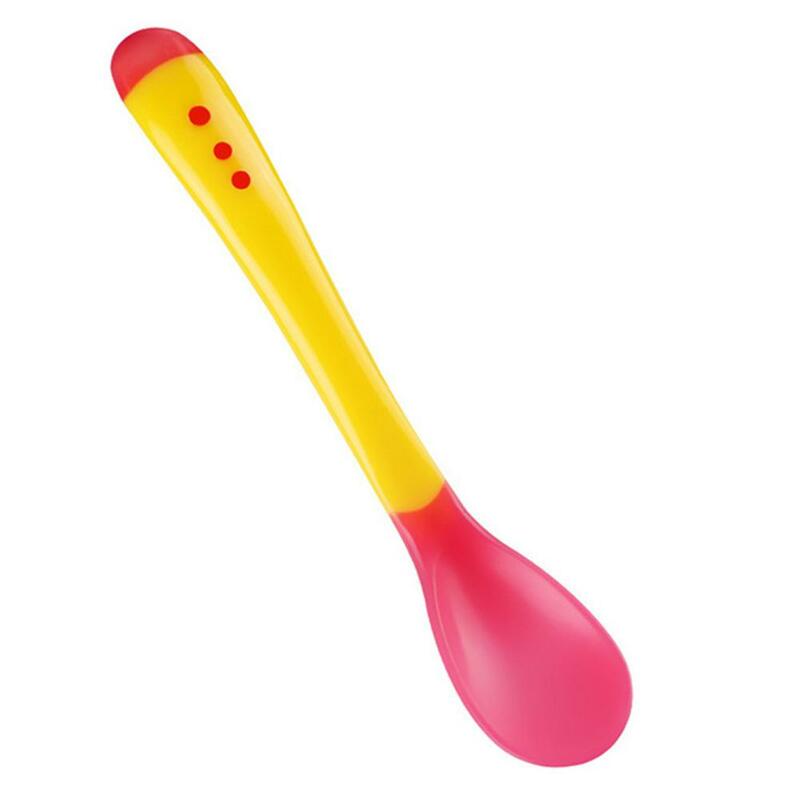 Kuulee Baby Infant Temperature Sensing Spoon for Soup Medicine Feeding