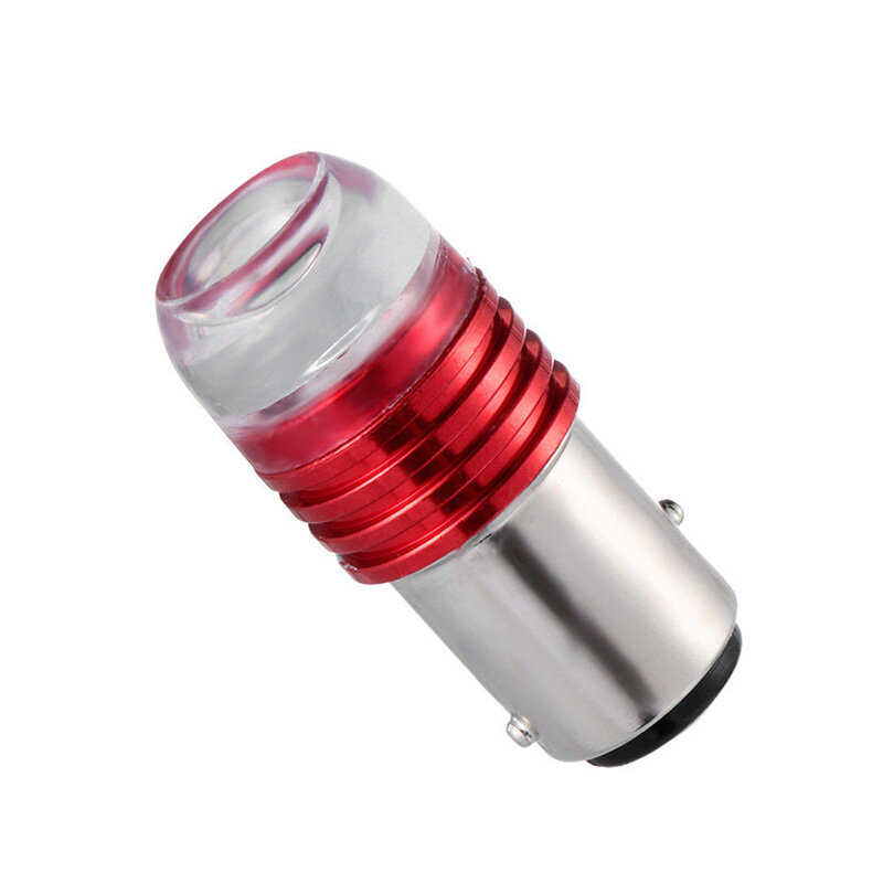 Bombillas de 2 piezas para luces traseras de freno de coche, lámpara de señal de giro automático, roja 1157 BAY15D P21/5W, proyector LED estroboscópico intermitente, gran oferta