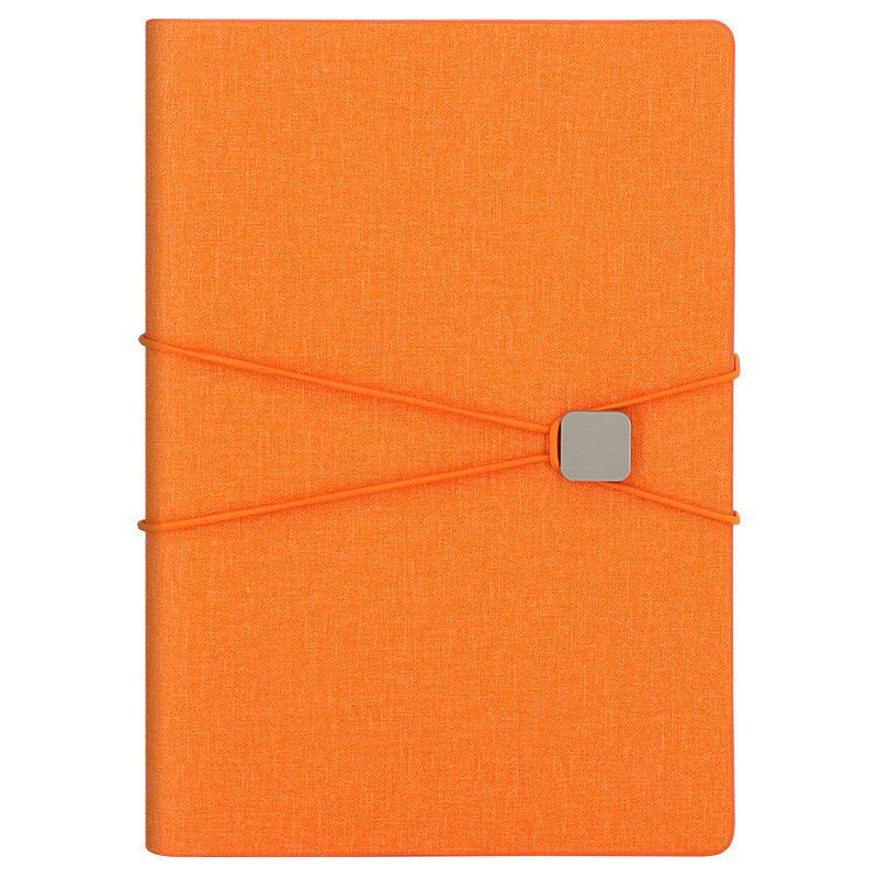 LooseLeaf-Cuadernos de negocios tamaño A5, 100 hojas de papel, Cortices de cuero con hebilla, correas de manual, libros de grabación, Bloc de notas puro
