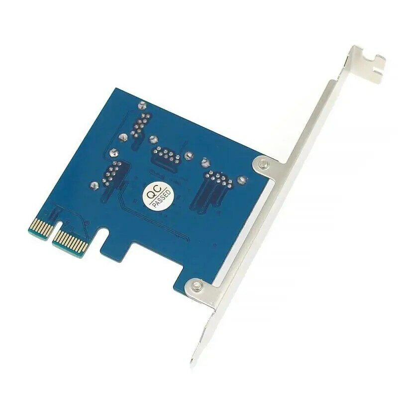 4 PCI-E To USB Adapter PCI-E X1 To USB 3.0 Riser Card Extender Board 4x/8x16x Slot Multiplier Hub Adapter For BTC Miner Mining