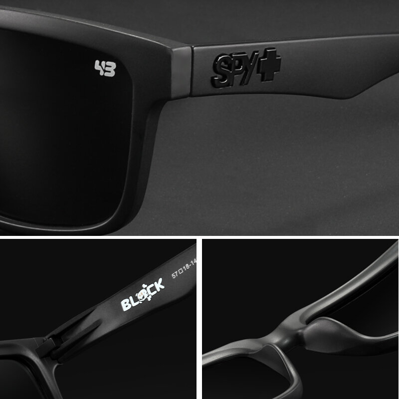 Gafas de sol polarizadas para hombre y mujer, lentes de sol cuadradas de diseño clásico, a la moda, con revestimiento reflectante UV400 con funda, 2022