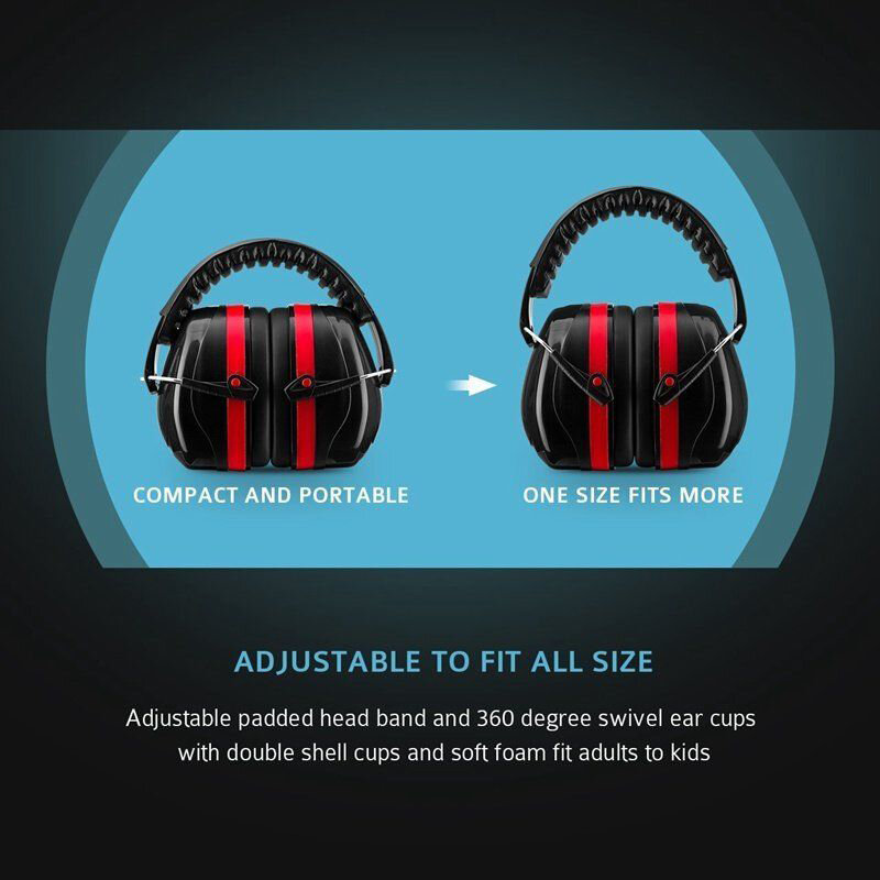 Labor Protection Protective Earmuffs Noise Reduction Safety Work Sleep Professional Hearing Protection Headphones Ear Defenders