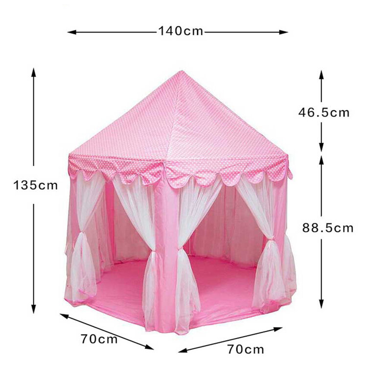Игрушечная палатка для девочек, розовая детская палатка для девочек, вигвам для игр, маленький домик для малышей, Домик принцессы, детская палатка