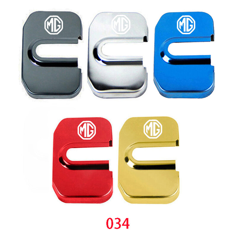 4Pcs For MG ZS GS HS EZS MG5 MG GT MG6 MG7 Car Door Lock Cover Sticker Metal Emblem Decal Auto Door Styling Exterior Decoration