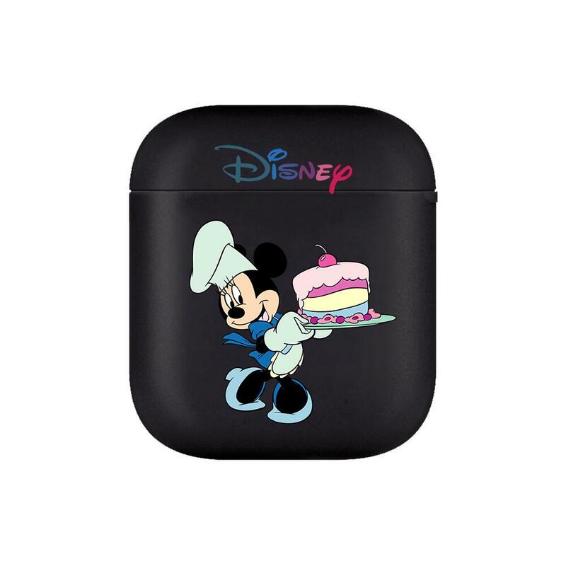 Disney-Apple Airpods 1/2用のソフトシリコンケース,Apple Bluetoothワイヤレスヘッドフォン用の保護ケース