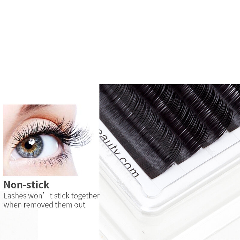 Seashine Eyelashes Extension Individual Silk Volume Eyelash Extensions Premium Handmade Lashes Natural Soft False Mink Lash