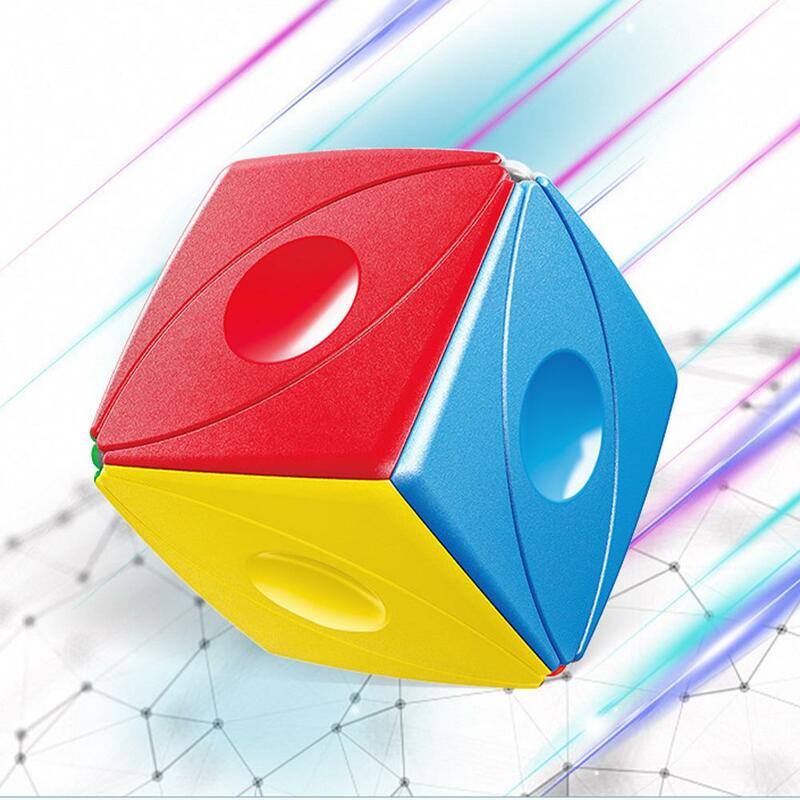 Rctown sengso velocidade cubo stickerless magic cube puzzles brinquedo para crianças adultos