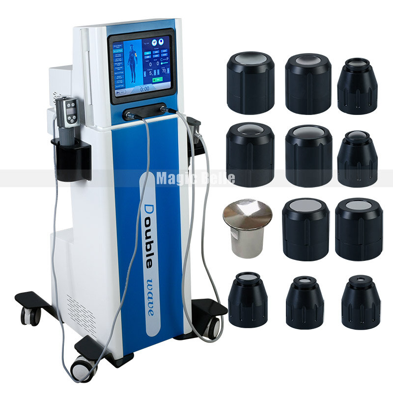 New Designed Extracorporeal Double Channel Shock Wave Machine Body Beauty Device Physical Pain Therapy System Device