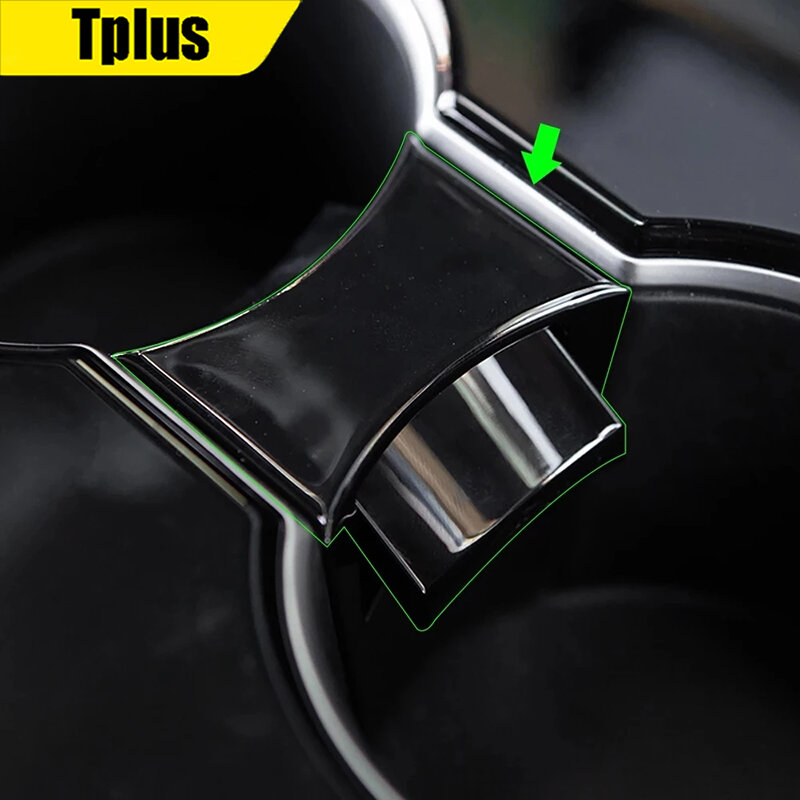 Tplus-Clip de fijación para taza de agua, accesorio Interior para Tesla modelo 3 2017-2020, compartimento central de coche, modelo tres