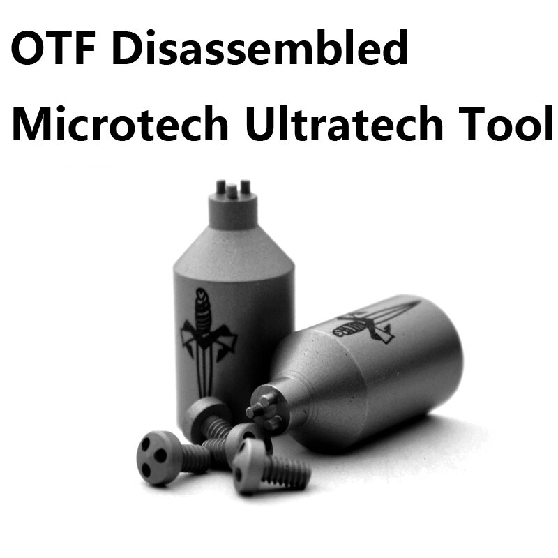 OTF Smontato Microtech Ultratech Smontato Strumento coltello vite Strumenti di Rimozione Per Ultratech Scarabeo Coltello 3 foro modello di progettazione