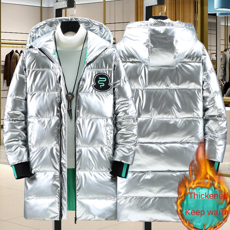 남자 겨울 빈티지 후드 파커 럭셔리 패션 캐주얼 여행 코트 긴 플러스 크기 두꺼운 따뜻한 느슨한 면화 의류 2021 유지