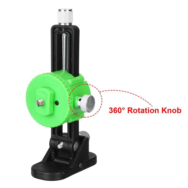 1/4Inch Level Holder Universal Suspension Bracket Magnet Adsorption Stand 360° Rotation Knob Adjust Stable Bracket