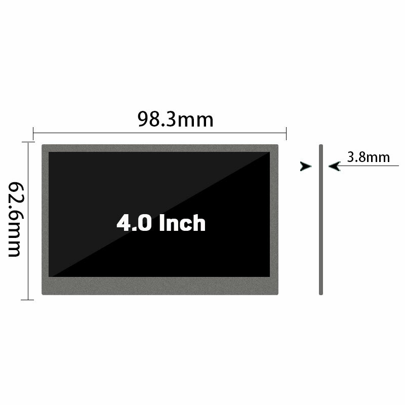 Pantalla LCD Original de 4 pulgadas LVDS, resolución A040FL01 V0, 480x272, brillo, 230 de contraste, 300:1
