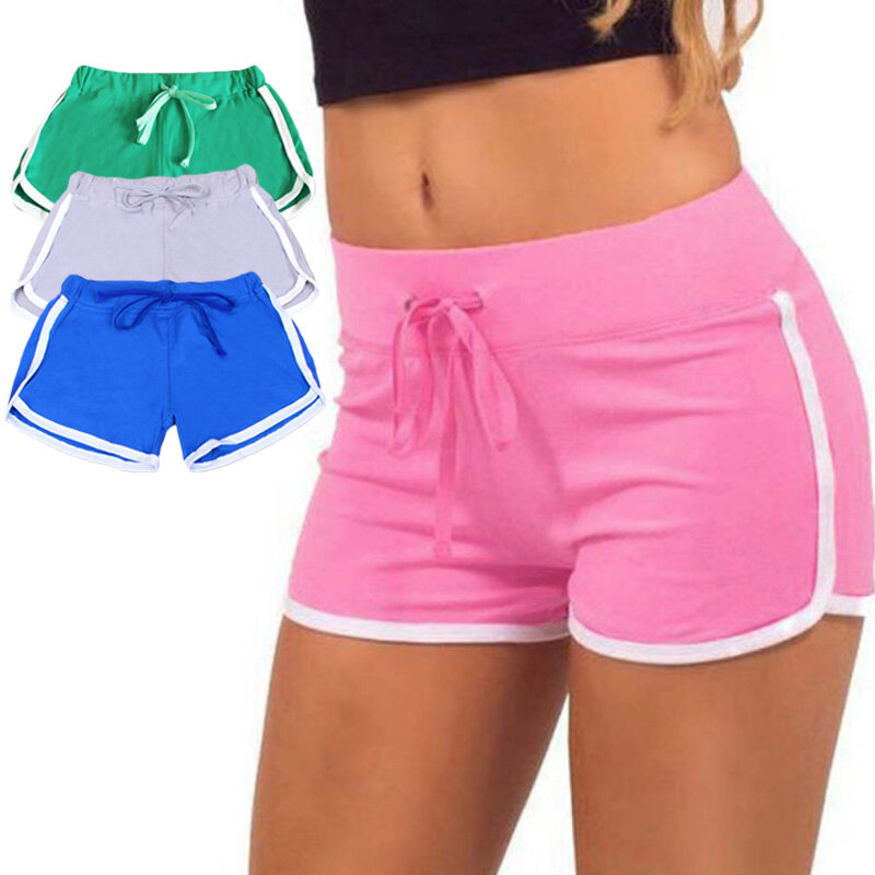 Women High Waist  Short Pants Cotton Sweatpants  Pants Women  Shorts Beach Sports Pants