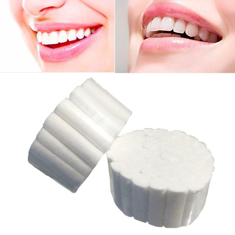 1 Box Professionelle Medizinische Blut-saugen Zahn Gum Rollen Dental Einweg Dental Hämostase Blutungen Baumwolle Baumwolle Rollen S U3Q1