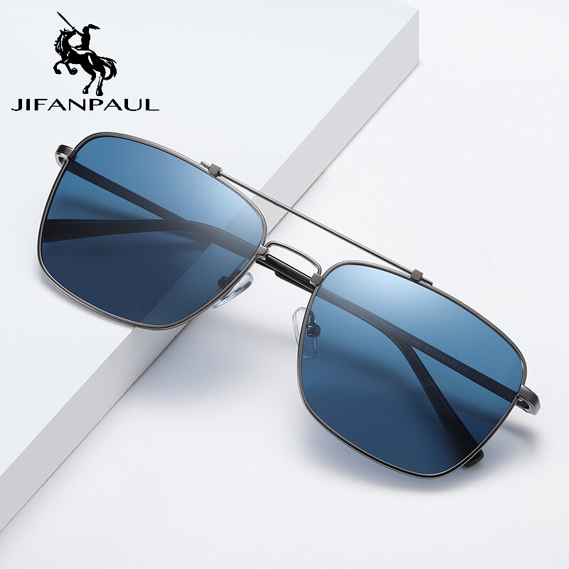 JIFANPAUL NEW Square Sunglasses 남성 여성 패션 UV400 운전 안경 Polarized Sun Glasses Retro casual Goggles 무료 배송