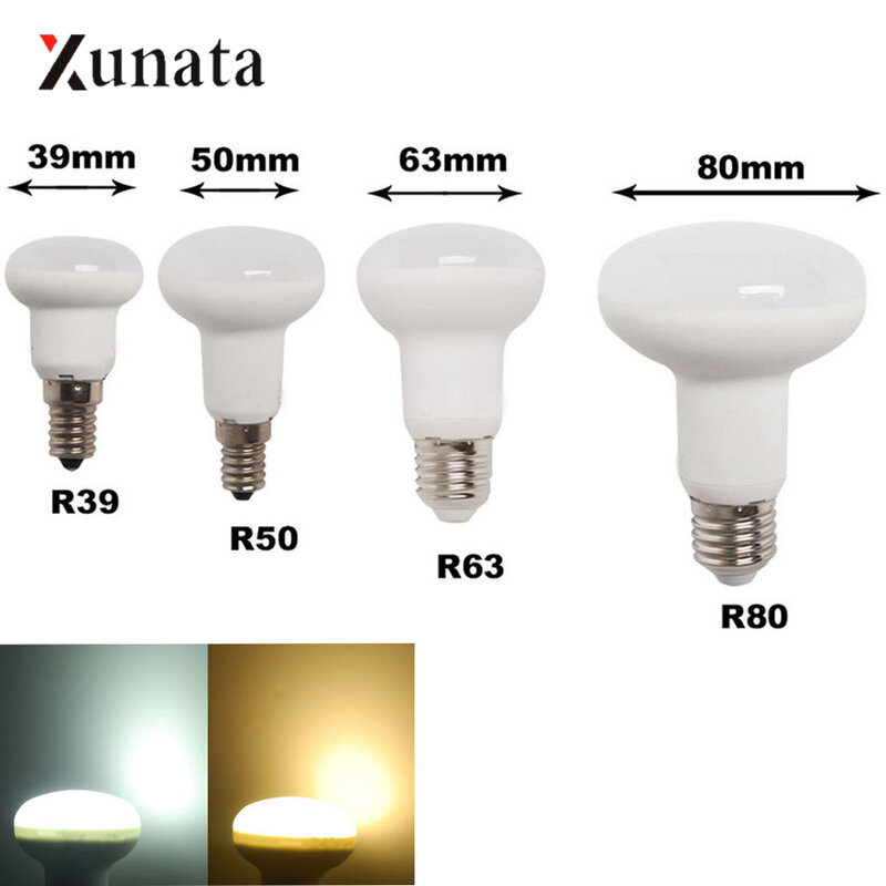 Приглушаемая светодиодная лампа, PAR лампа, Энергосберегающая светодиодная лампа E14 E27 с рефлектором, 3 Вт, 5 Вт, 7 Вт, 9 Вт, 220 В переменного тока